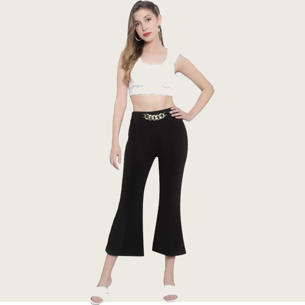 Women Regular Fit Cotton lycra Trousers - Image 6